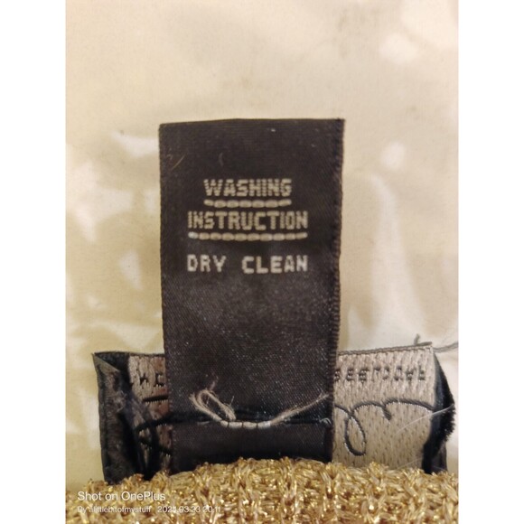 Suzelle Gold Mesh Tank Top  Small - Picture 6 of 16